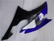 Carenado Moto Yamaha YZF R6 2008-2016 - Blanco Azul Negro Mate
