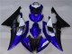 Carenado Moto Yamaha YZF R6 2008-2016 - Blanco Azul Negro Mate