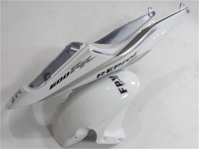 Carenados Moto Honda CBR600RR 2003-2004 - Blanco Plata Negro Repsol