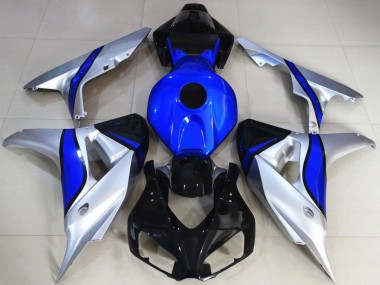 Carenados Moto Honda CBR1000RR 2006-2007 - Plata Azul Negro Brillante