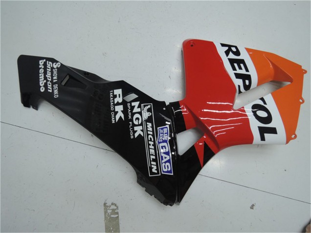 Kits Carenados Moto Honda CBR600RR 2003-2004 - Naranja Blanco Rojo Negro Brillante Repsol