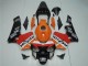 Kits Carenados Moto Honda CBR600RR 2003-2004 - Naranja Blanco Rojo Negro Brillante Repsol