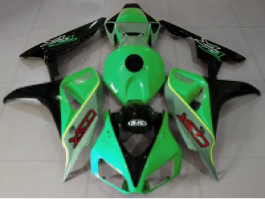 Carenados Moto Honda CBR1000RR 2006-2007 - Verde Azul Negro Brillante CBR Estilo