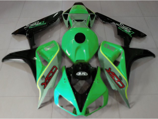 Carenados Moto Honda CBR1000RR 2006-2007 - Verde Azul Negro Brillante CBR Estilo