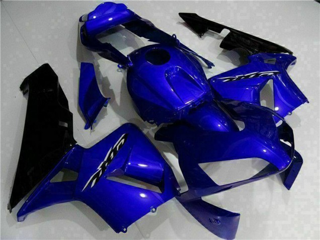 Kits Carenados Moto Honda CBR600RR 2003-2004 - Azul Negro Brillante