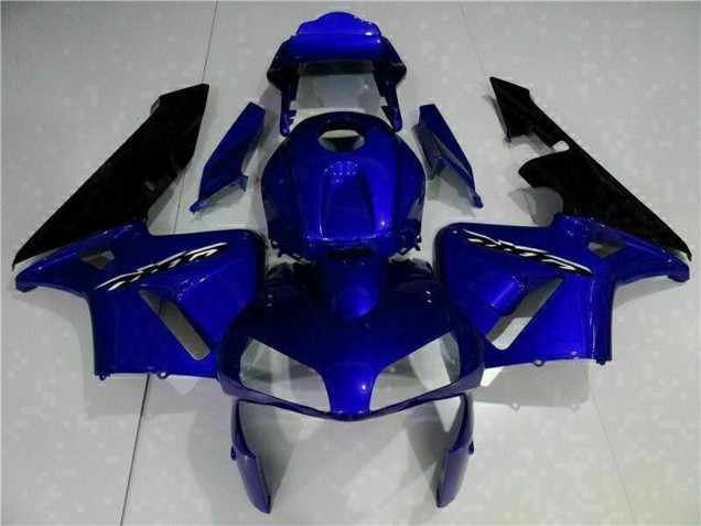 Kits Carenados Moto Honda CBR600RR 2003-2004 - Azul Negro Brillante