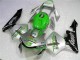 Carenados Moto Honda CBR600RR 2003-2004 - Plata Verde Negro Brillante