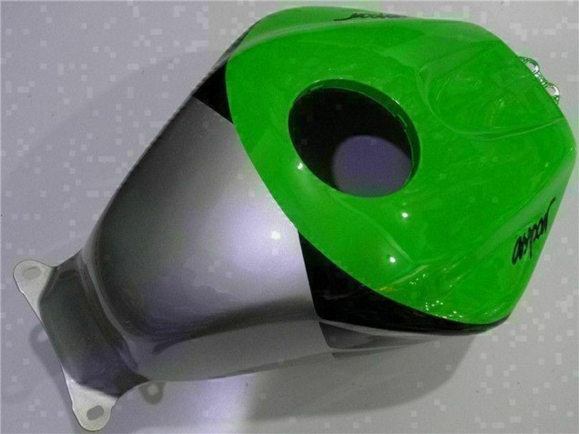 Carenados Moto Honda CBR600RR 2003-2004 - Plata Verde Negro Brillante