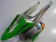 Carenados Moto Honda CBR600RR 2003-2004 - Plata Verde Negro Brillante