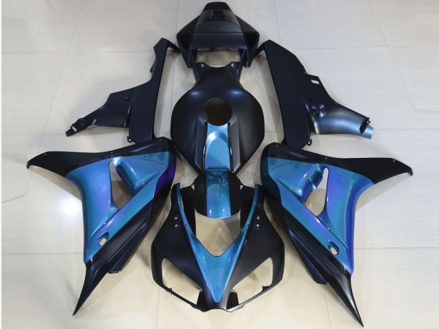 Carenados Moto Honda CBR1000RR 2006-2007 - Azul Claro Azul Mate Oscuro