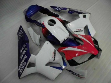 Carenados Moto Honda CBR600RR 2003-2004 - Blanco Rojo Azul