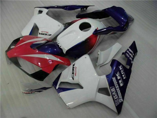 Carenados Moto Honda CBR600RR 2003-2004 - Blanco Rojo Azul