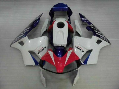 Carenados Moto Honda CBR600RR 2003-2004 - Blanco Rojo Azul