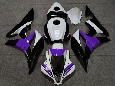 Carenados Moto Honda CBR600RR 2007-2008 - Blanco Púrpura Negro Brillante
