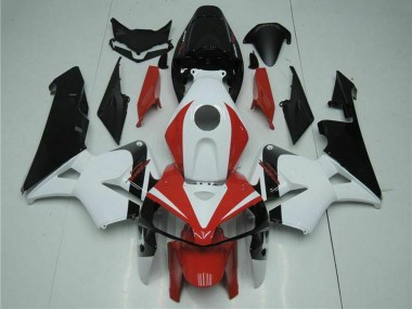 Kits Carenados Moto Honda CBR600RR 2005-2006 - Blanco Rojo Negro