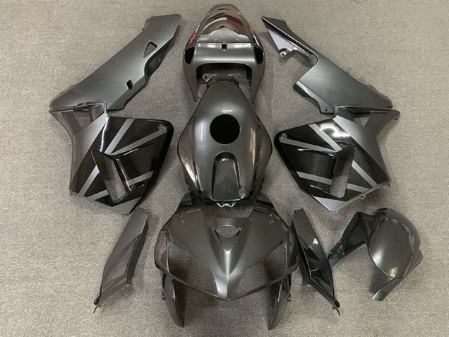 Carenados Moto Honda CBR600RR 2005-2006 - Plata Oscuro Negro