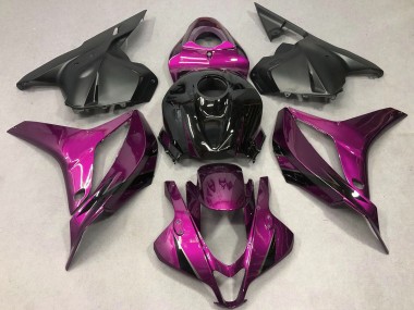 Carenados Moto Honda CBR600RR 2009-2012 - Rosa Negro Brillante OEM Estilo