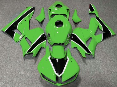 Carenados Moto Honda CBR600RR 2013-2023 - Verde Blanco Negro Brillante
