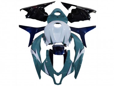Kits Carenado Moto Honda CBR600RR 2009-2012 - Blanco Azul Negro Brillante