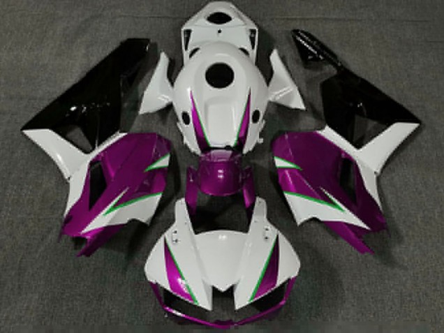 Carenados Moto Honda CBR600RR 2013-2023 - Blanco Rosa Verde Negro Brillante