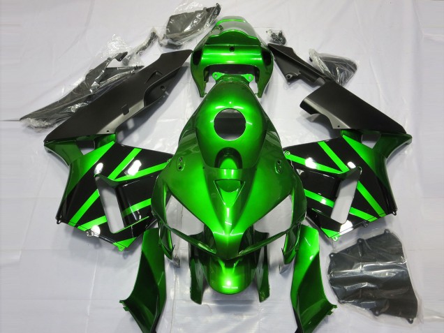 Carenados Moto Honda CBR600RR 2005-2006 - Verde Negro