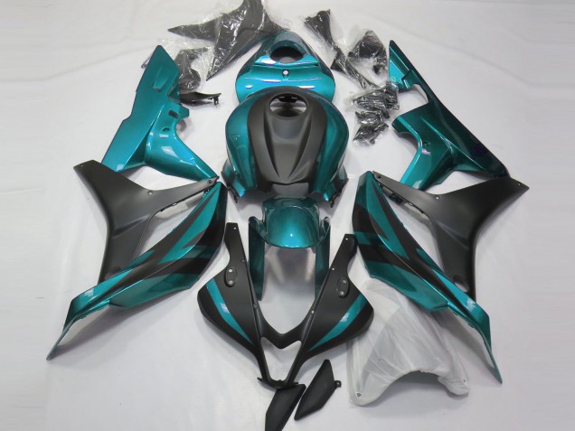 Carenados Moto Honda CBR600RR 2007-2008 - Azul Claro Negro Mate