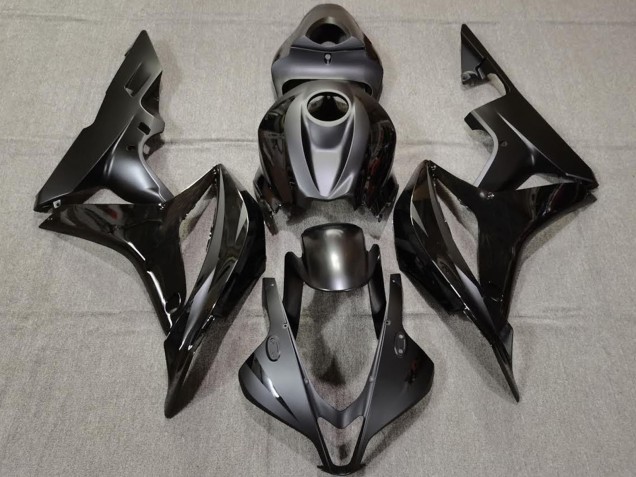 Carenados Moto Honda CBR600RR 2007-2008 - Negro Brillante Negro Mate