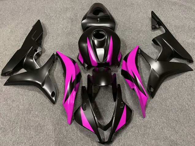 Carenado Moto Honda CBR600RR 2007-2008 - Rosa Negro Mate
