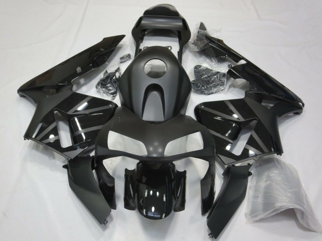 Carenados Moto Honda CBR600RR 2003-2004 - Negro Brillante Negro Mate