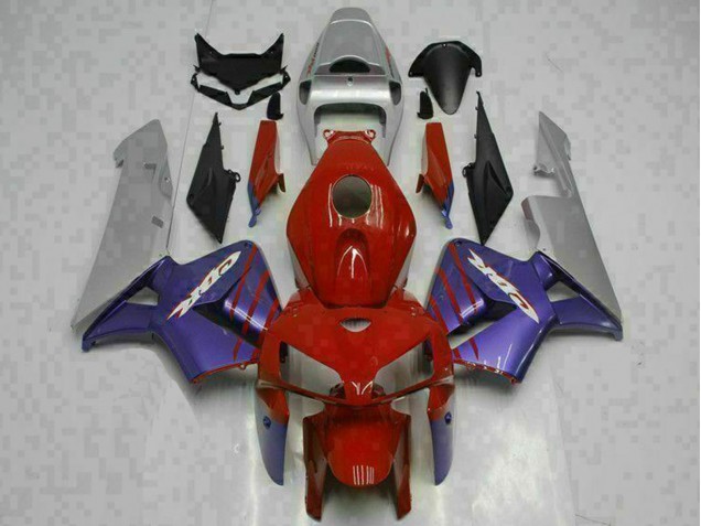 Carenado Moto Honda CBR600RR 2005-2006 - Rojo Púrpura Gris