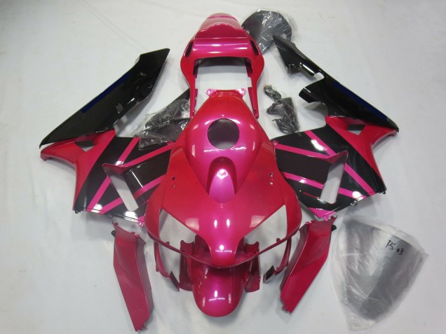 Carenados Moto Honda CBR600RR 2003-2004 - Rosa Negro Brillante