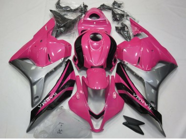 Carenados Moto Honda CBR600RR 2009-2012 - Plata Rosa Negro Brillante OEM Estilo