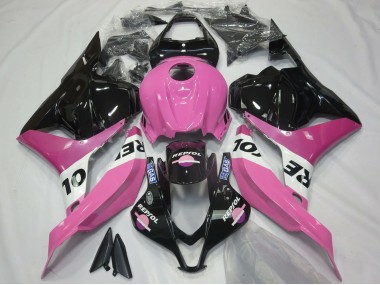Carenados Moto Honda CBR600RR 2009-2012 - Rosa Blanco Negro Brillante Repsol