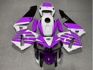 Carenados Moto Honda CBR600RR 2005-2006 - Púrpura Blanco Alas