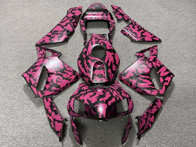 Carenados Moto Honda CBR600RR 2003-2004 - Rojo Negro Camouflage