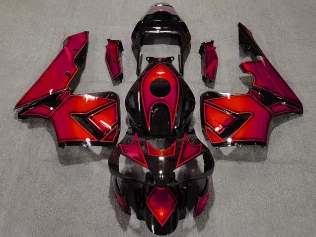 Carenados Moto Honda CBR600RR 2003-2004 - Rojo Negro Brillante