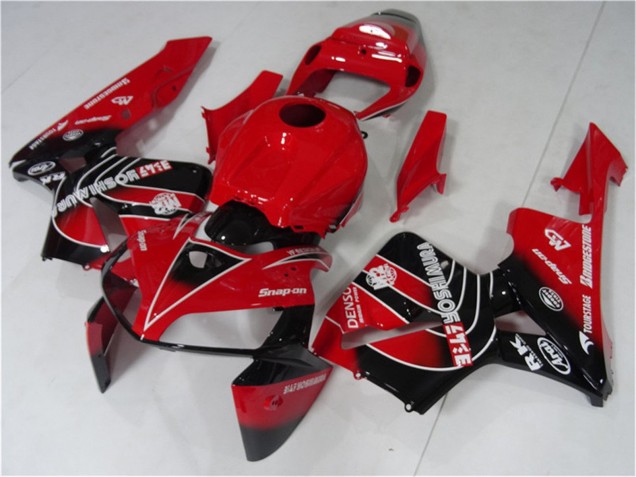 Kit Carenado Moto Honda CBR600RR 2005-2006 - Rojo Negro