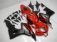 Carenado Moto Honda CBR600RR 2007-2008 - Rojo Negro Mate Calcomanías