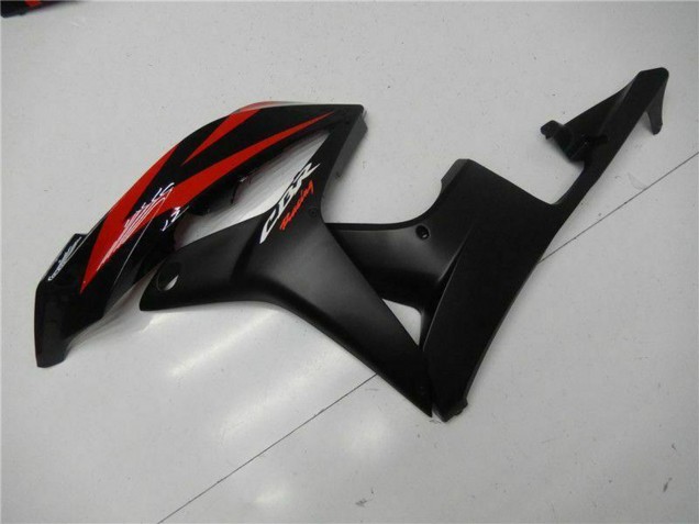 Carenado Moto Honda CBR600RR 2007-2008 - Rojo Negro Mate Calcomanías