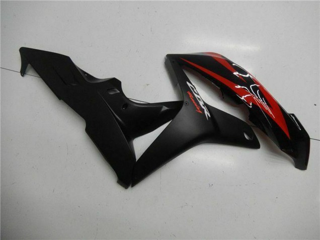 Carenado Moto Honda CBR600RR 2007-2008 - Rojo Negro Mate Calcomanías