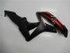 Carenado Moto Honda CBR600RR 2007-2008 - Rojo Negro Mate Calcomanías