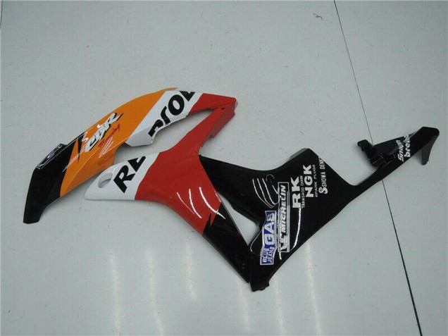 Carenados Moto Honda CBR600RR 2007-2008 - Naranja Blanco Rojo Negro Brillante Repsol