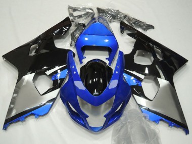 Carenados Moto Suzuki GSXR 600 / GSXR 750 2004-2005 - Azul Plata Negro