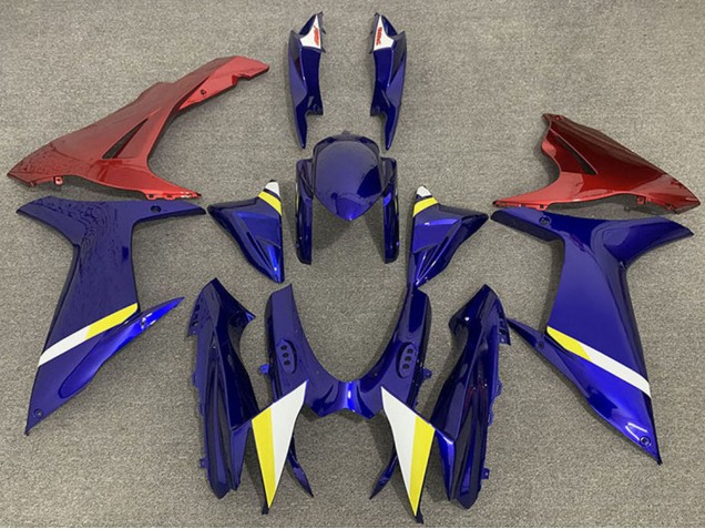 Carenados Moto Suzuki GSXR 600 / GSXR 750 2011-2024 - Azul Rojo Blanco Amarillo