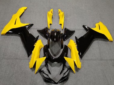 Carenados Moto Suzuki GSXR 600 / GSXR 750 2011-2024 - Amarillo Negro Brillante