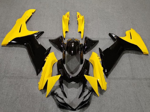 Carenados Moto Suzuki GSXR 600 / GSXR 750 2011-2024 - Amarillo Negro Brillante