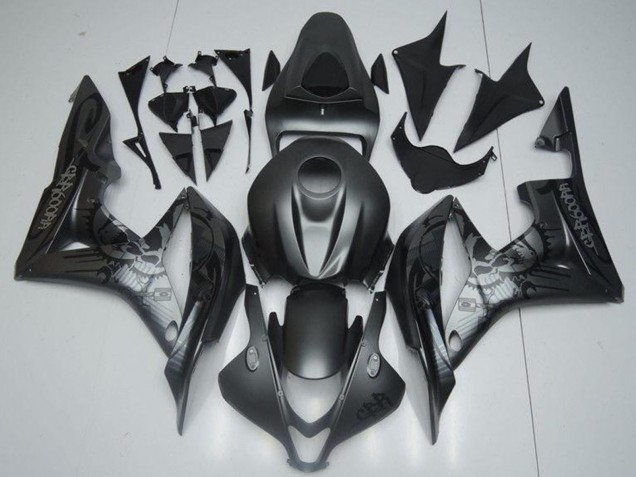 Carenado Moto Honda CBR600RR 2007-2008 - Negro Mate Graffiti