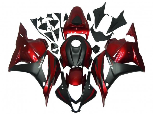 Carenado Moto Honda CBR600RR 2009-2012 - Rojo Negro Mate