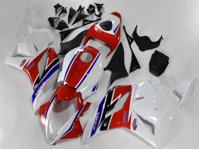 Kits Carenados Moto Honda CBR600RR 2009-2012 - Blanco Rojo Azul