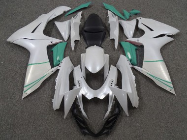 Carenados Moto Suzuki GSXR 600 / GSXR 750 2011-2024 - Blanco Perla T Azul